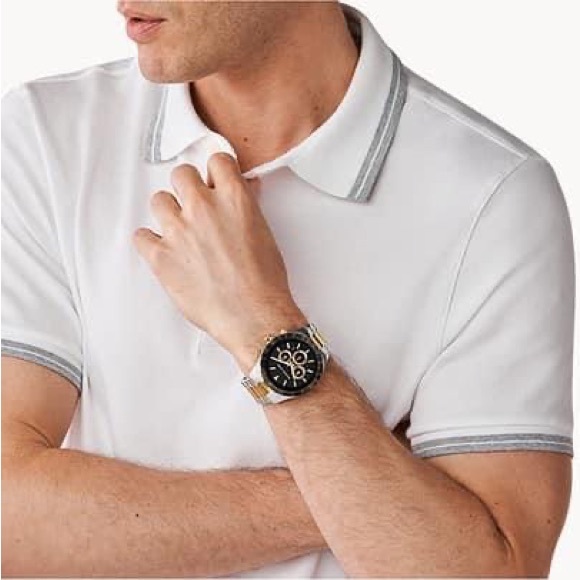 Michael Kors Men’s Chronograph Two-Tone Stainless Steel Watch
Case Size: 45mm - Picture 9 of 10